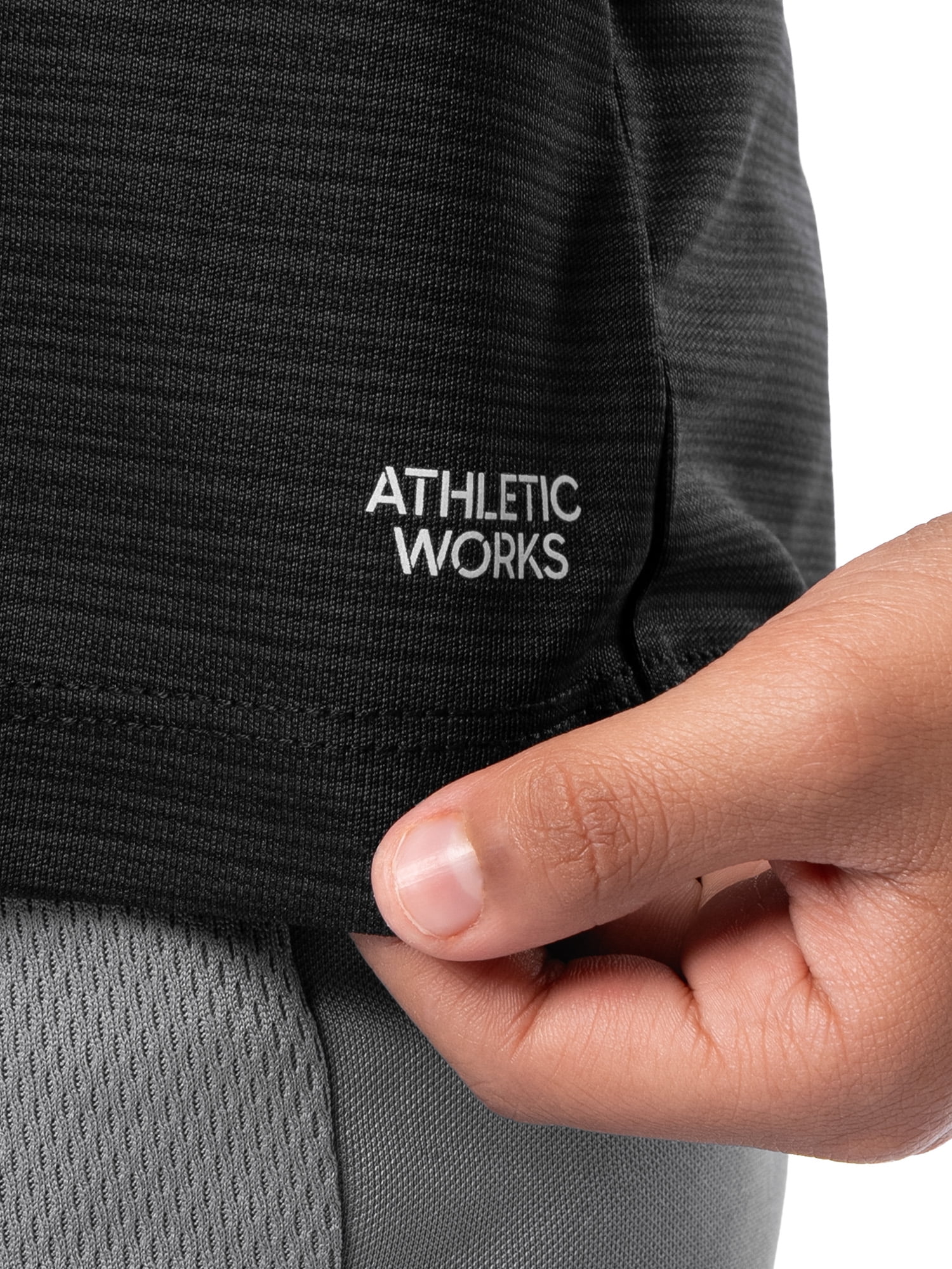 Athletic Works Boys Short Sleeve Core Performance T-Shirt, Sizes 4-18 & Husky