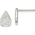 thumbnail image 1 of Sterling Silver Filigree Post Earrings (10 X 7) Made In India qe8652, 1 of 6