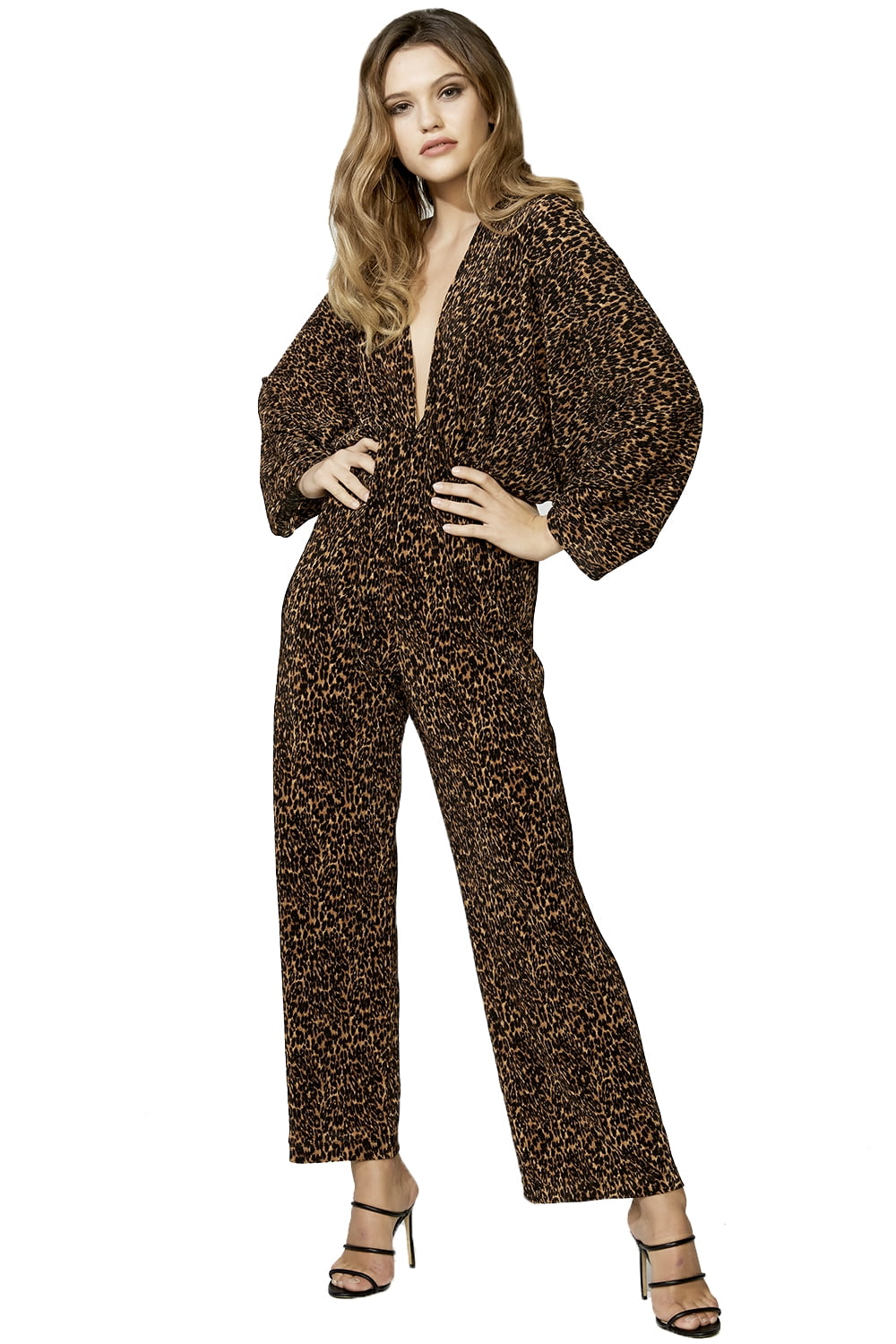 leopard pantsuit
