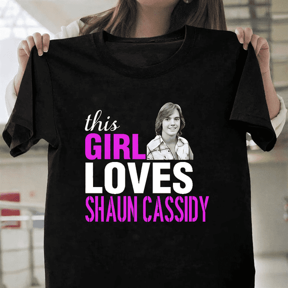 This Person Loves Shaun Cassidy Music Fan Vintage Unisex T-Shirt, up to size 3XL.
