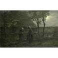 thumbnail image 3 of Jozef Israëls 18x13 Black Modern Framed Museum Art Print Titled - ‘Neighborly Gossip’ (1897), 3 of 5