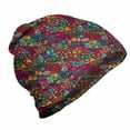 thumbnail image 1 of Colorful Unisex Beanie, Orient Botany Items Eyes, Hiking Outdoors, Multicolor, by Ambesonne, 1 of 1