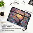 thumbnail image 6 of Accordion File Organizer with Zip Closure 13 Pockets Expanding File Folder Letter A4 Paper Document Organizer for Home Office Beautiful Abstract Tree Painting, 6 of 7