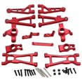 thumbnail image 1 of Kit de Piezas de Chasis , Kit de Dirección de de Dobladillo Trasero, Taza de Dirección Ensamblada con Tornillos, Control Remoto 1/16 1:1 rojo Baoblaze Piezas del chasis RC, 1 of 8