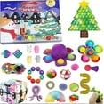 thumbnail image 1 of Christmas Advent Calendar Gift Fidget Toys Stress Relief Fidget Toy Blind Box Kids, 1 of 1