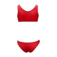 thumbnail image 5 of Rugged Ribbed Two Piece Bikini Set Featuring Wide Strap Top and Mid Waist Swimwear For All Seasons Beachwear, 5 of 5