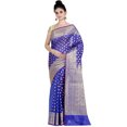 thumbnail image 1 of Chandrakala Women's Red Cotton Silk Blend Zari Work Banarasi Saree,Free Size(8887), 1 of 3