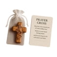 thumbnail image 4 of Cruz de madera, cruz coleccionable de madera para sostener, ideal como regalo de ánimo o para la estantería de la habitación infantil. con las manos, 4 of 9
