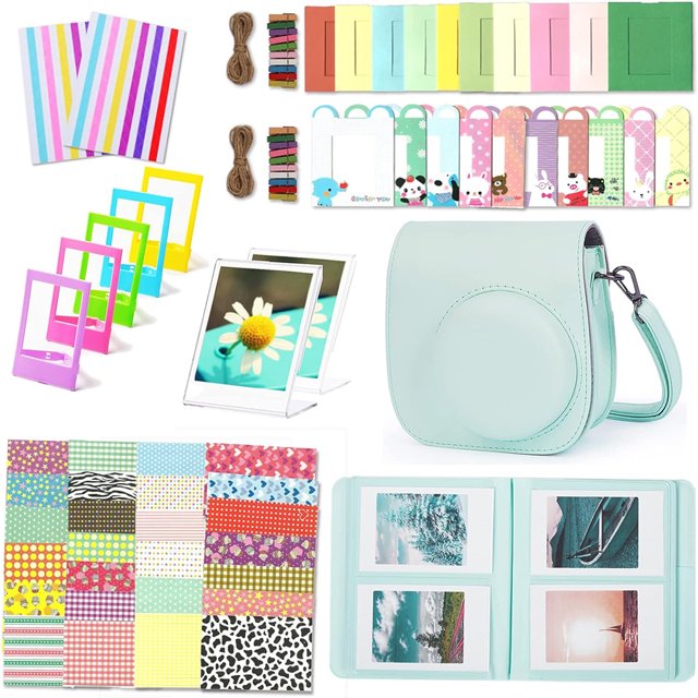Ndcxsfigh Kit Accesorios para Cámara 10 en 1 para Cámara para Instax Mini 12/11/9 (verde)