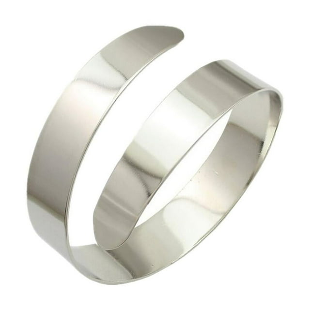 Brazalete Ajustable Aleación Color Plata Punk Joyas Yinane Brazal brazalete