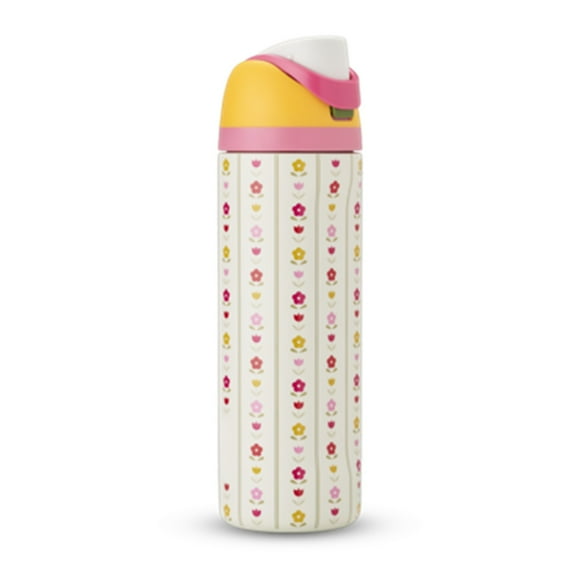 Owala Double Layer Vacuum Cup, Insulated Stainless Steel Water Bottle for Home, Travel, and School BPA-Free Sports Water Bottle, 32 oz, Yellow