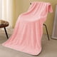thumbnail image 1 of Toalla de baño de terciopelo | 170 x 90 cm, súper absorbente y suave | Toalla multiusos para baño, gimnasio, ducha y salón | Azul cielo, rosa, beige, naranja, gris y verde, 1 of 6