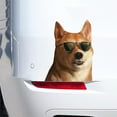 thumbnail image 4 of BiFandian Sunglasses Dog Auto Car Sticker, Waterproof Cute Puppy Car Decal, Funny Animal Vehicle Window Decor for Dog Lovers, 4 of 6