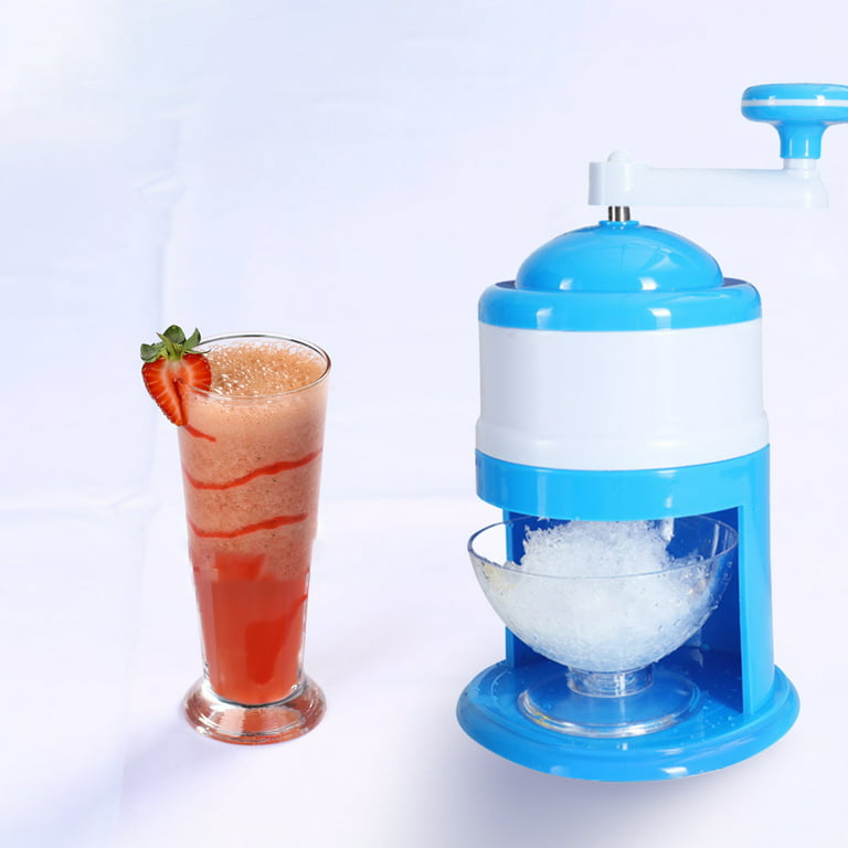 Ice Crusher ABS Multifunction Mini 500ml Portable Shaved Ice Machine and Ice  Cubes Tray Set Kitchen