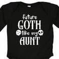 thumbnail image 4 of Inktastic Future Goth Like My Aunt with Skulls Boys or Girls Long Sleeve Baby Bodysuit, 4 of 5