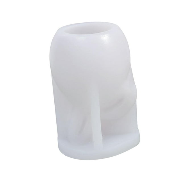 Molde de silicona para vela de conejo 3D, resina epoxi, yeso, manualidades, fondant Estilo B