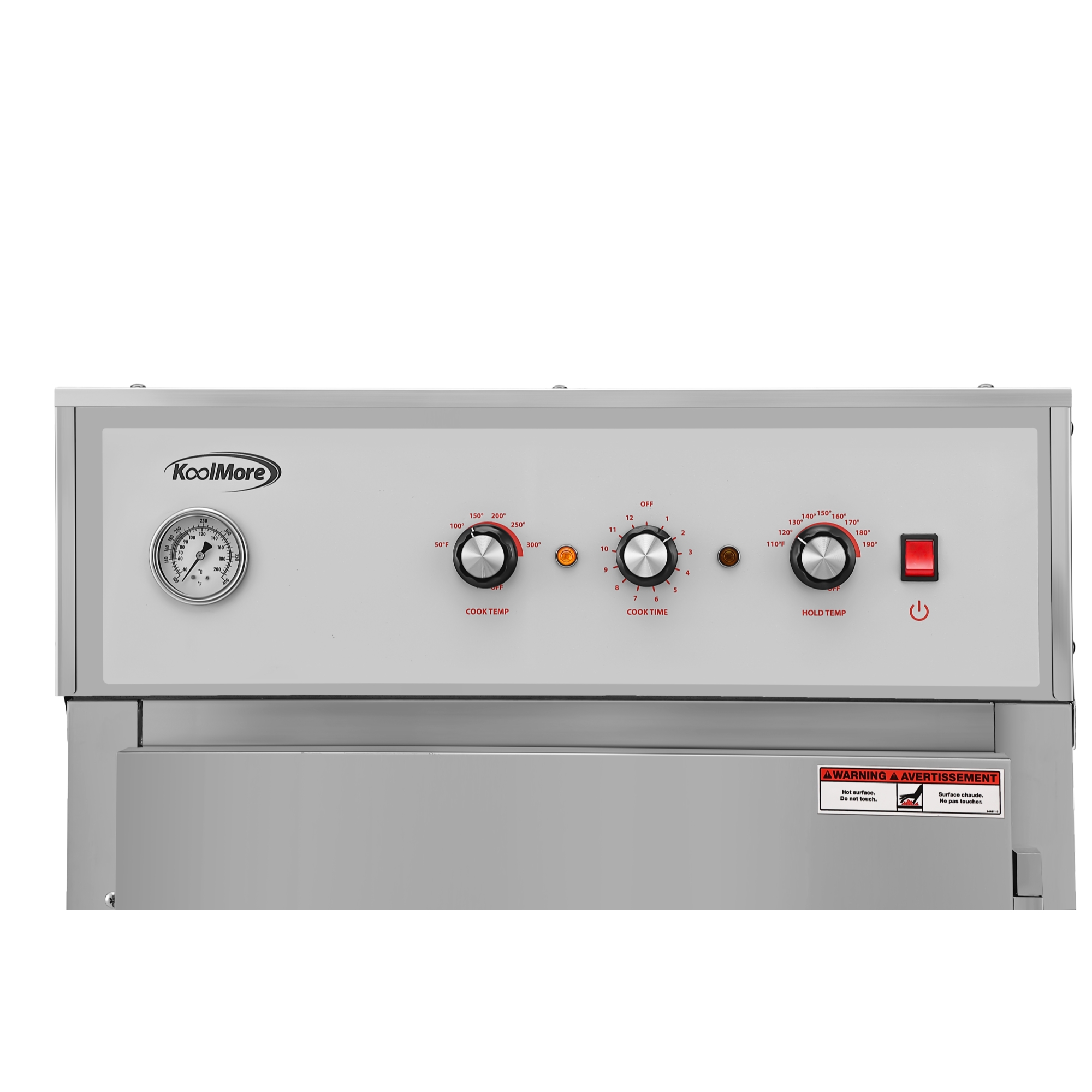 33 in. Half Size One-Door Commercial Cook And Hold Oven, 3000W/240V in Stainless-Steel (KM-CCAH3-1D)