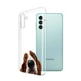 thumbnail image 2 of WIRESTER Transparent Soft Gel TPU Clear Case Slim Protective Cover for Samsung Galaxy A13 5G 6.5" 2021, Animal Basset Hound Dog, 2 of 3