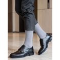 thumbnail image 6 of Luxtrada 10 Pairs Mens Sheer Ankle Quater Socks for Men Business/Casual Breathable Fresh Cool Soft Thin Sock (Gray), 6 of 8