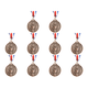 thumbnail image 1 of Medalla Trofeo Premios Accesorios Trigo Recompensa Al Ganador Por Competencia Deportiva (Cobre), 1 of 4