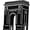 Black Arc de Triomphe Bookend, variant on REGALWOVEN Decorative Metal Bookends with Hollow Tree Design, Book Ends Shelves, Non-Skid Bookshelf Black Eiffel Tower Bookend 7.9"L x 4.3"W x 6.7"H