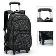 thumbnail image 4 of Nylon Wheeled School Bag - Backpack - Black, 4 of 4