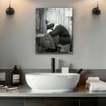 thumbnail image 6 of P&L Art Elf Movie Bathroom Funny Canvas Wall Art (Framed 12 X 16) - Framed Quirky Buddy the Elf Decor for Bathroom & More - Holiday Movie Fan Gift, 6 of 8