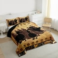 thumbnail image 3 of jejeloiu Wild Mallard Twin Comforter Set,Rustic Farmhouse Autumn Maple,Ultra Soft Reversible Decor,2-Piece, 3 of 8