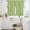 Green, variant on Light Blue Teal Kitchen Curtains Sets for Windows 24 Inch Length, Retro Botanical Abstract Art Rod Pocket Window Treatments Tier Curtains and Valances Set for Bedroom/Bathroom