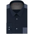 thumbnail image 1 of Calvin Klein Mens Slim Fit Performance Button Down Dress Shirt, Blue, 16-16.5, 1 of 1