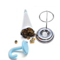 thumbnail image 3 of Creative Umbrella Tea Infuser Silicone Stainless Steel Tea Bag Leaf Filter Tea Strainer Teaware Teapot Accessory Kitchen Gadgets, 3 of 5