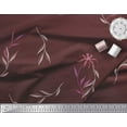 thumbnail image 2 of Soimoi polyester Crepe Fabric Leaves & Wild Flower Decor Fabric Printed Yard 52 Inch Wide, 2 of 3