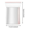 thumbnail image 2 of Face & Storage Bags Organizer Set for Home Use—Durable Transparent Self-Sealing Poly Bags with Red Edges for Clear Secure Storage and Easy Organization 100PCS, 2 of 7