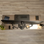 VIVO Dual Monitor Mount Extra Tall Desk Stand | Holds two Screens up to 27