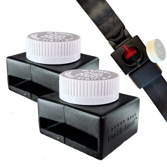 Buckle Guard Seat Belt Buckle Cover 2-Pack Keeps Passengers Safely in Their Seat
