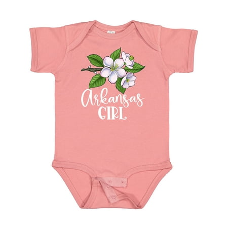

Inktastic Arkansas Girl Apple Blossoms Gift Baby Girl Bodysuit