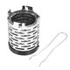 thumbnail image 2 of Estufa de camping DEWIN - Mini estufa de gas portátil plegable de metal para exteriores, con cubierta, accesorio para acampar y hacer senderismo, 2 of 8