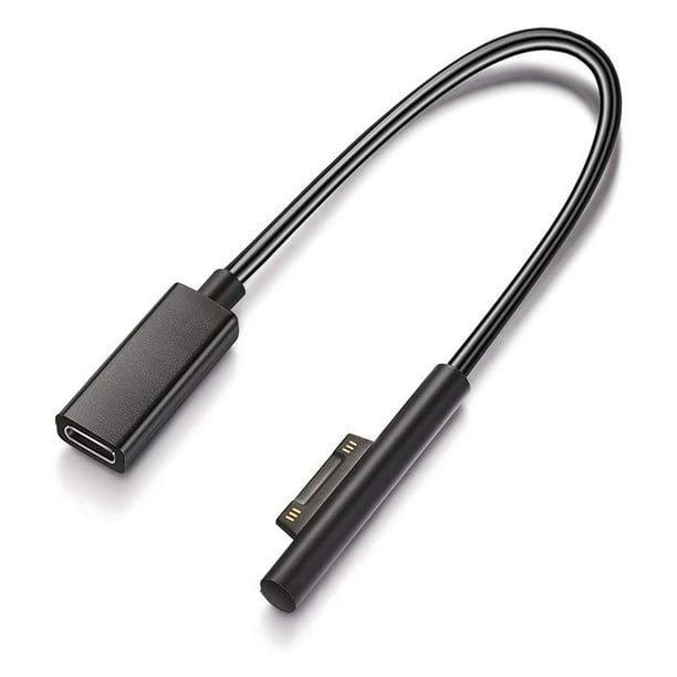 Cable de Carga Surface Connect a USB-C Compatible con Surface Pro7 Go2 Pro6 5/4/3 Ordenador PortáTil 1/2/3 y Surface Book