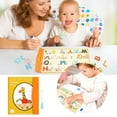 Xinwennn Letter Learning Book Foldable Matching Book Letter Sorting ...