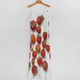 thumbnail image 5 of Lots of Little Strawberries Sleeveless Dress Loose Women's Dress Dresses Luxury Evening Dresses, 5 of 9