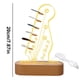 thumbnail image 2 of Soporte para púas de guitarra iluminado, soporte para púas con forma de cabezal de guitarra (base ovalada), 2 of 6