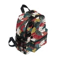 thumbnail image 2 of FORMRS School Backpack with Front Zippered Pocket 12" Student Travel Daypack, Black Lucky Cat, 2 of 6
