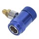 thumbnail image 5 of Acoplador de aire acondicionado Conector rápido de flúor A/C de latón para remolques, vehículos recreativos, automóviles, vehículos comerciales, 5 of 8