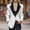 White#06, variant on Women's Casual Business Blazers Oversized Solid Single Breasted Button Notch Lapel Blazer Suit Jackets Plus Size Open Front Long Sleeve Work Office Blazer Jacket
