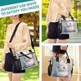 thumbnail image 5 of Small Cooler Bag Lunch Bag Portable Meal Bag Work Meal Bag Outdoor Meal Bag Travel Meal Bag Picnic Meal Bag Going Out Meal Bag A Cartoon Sheep, 5 of 6