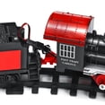 thumbnail image 4 of Classical Simulation RC Steam Locomotive Train Set Model Toy With Real Smoke, Music and Lights Railway Car Set Gift For Kids, 4 of 6