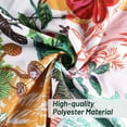 thumbnail image 4 of Abstract Boho Floral Botanical Spring Flowers Polyester Fabric Waterproof Bathroom Shower Curtains for Bathroom Decor 72 x 72 Inch (floral04), 4 of 6