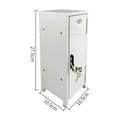 thumbnail image 2 of Petite Armoire de Rangement pour Maquillage Armoire Verticale Armoire à Dossiers Libre Bureau à Domicile Salle de Bain Comptoir Armoire de Chambre pour Coussinet de Coton Entrée Blanc, 2 of 8