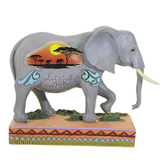 Enesco Jim Shore African Elephant, Figurine, 5.5in H