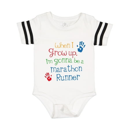 

Inktastic Marathon Runner Future Gift Baby Boy or Baby Girl Bodysuit